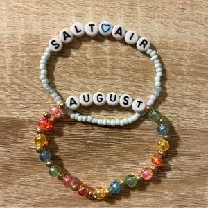 2 Taylor swift beaded friendship bracelets